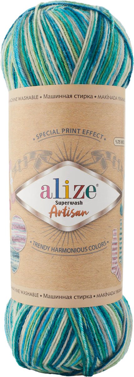 Sokkenwol - Alize Superwash - Artisan 9001
