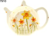 Porte-sachet de thé jonquilles, jonquille, pointe de thé, 10 x 12 cm