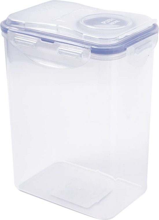 Boîte Hermétique 2300 Ml Distributeur Lait En Poudre – Ouverture 1 Clic, Sans BPA, Grande Capacité Riz Farine
