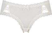 Hunkemöller Dames Lingerie V-Shape brazilian Kyla - Wit - maat XL