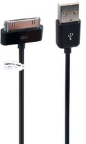 OneOne 1,2 m oplaadkabel. USB kabel met dock stekker. Universele laadkabel is uitsluitend geschikt voor de oude Apple iPhone, iPod en iPad series met brede dock stekker.