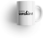 Valentijn mok 'Goodmorning sunshine' | Valentijn cadeautje voor haar | Valentijn cadeautje voor hem | Valentijnsdag cadeau