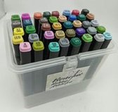 Stiften - Kwaliteit stiften - dubbelzijdige marker - 40 stuks