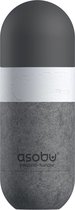 Asobu Orb Water Bottle Cement Reisfles Roestvrij Staal Inhoud 473 ml Levenslange Garantie