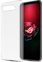 Cadorabo Hoesje geschikt voor Asus ROG Phone 5 in VOLLEDIG TRANSPARANT - Beschermhoes gemaakt van flexibel TPU Silicone Case Cover