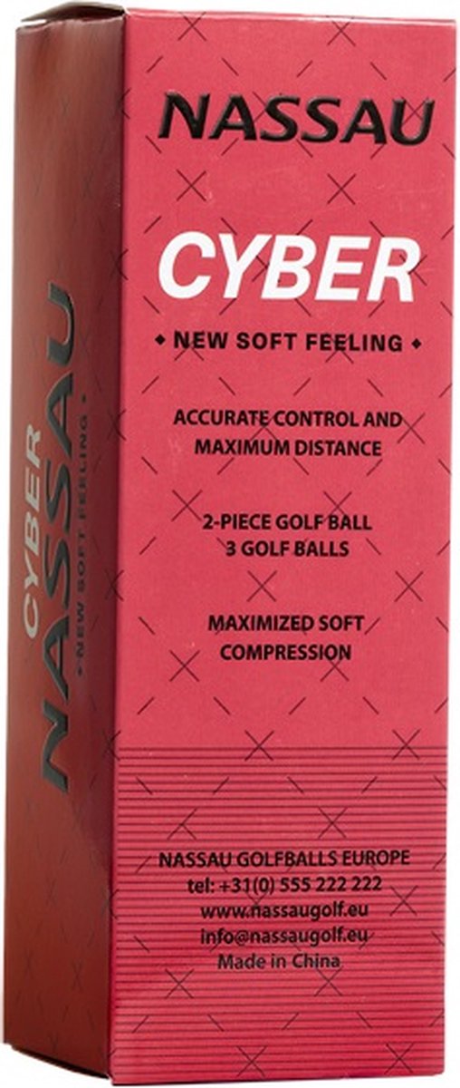 Nassau Cyber - Golfballen - 12 stuks - Wit van Nassau — afbeelding 4
