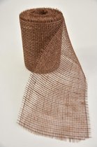 Binderij Materialen - Rol Jute 15cm 10mtr Medium Brown