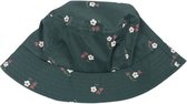Donker groene Miniflower Bucket Hat van Danefae