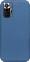 ADEL Premium Siliconen Back Cover Softcase Hoesje Geschikt voor Xiaomi Redmi Note 10 Pro - Blauw