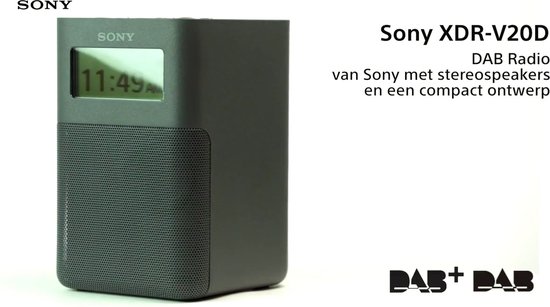 Sony XDR-V20D Horloge Numérique Gris | bol.com