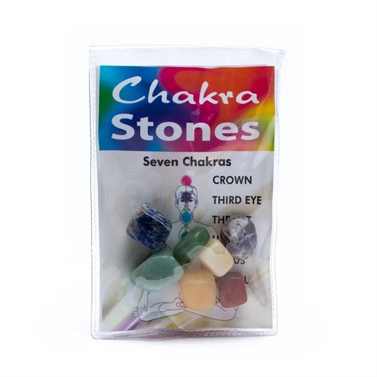 Chakra stenen - Chakra stenen set - Chakrastenen - Chakra stenen met uitleg - Cadeau