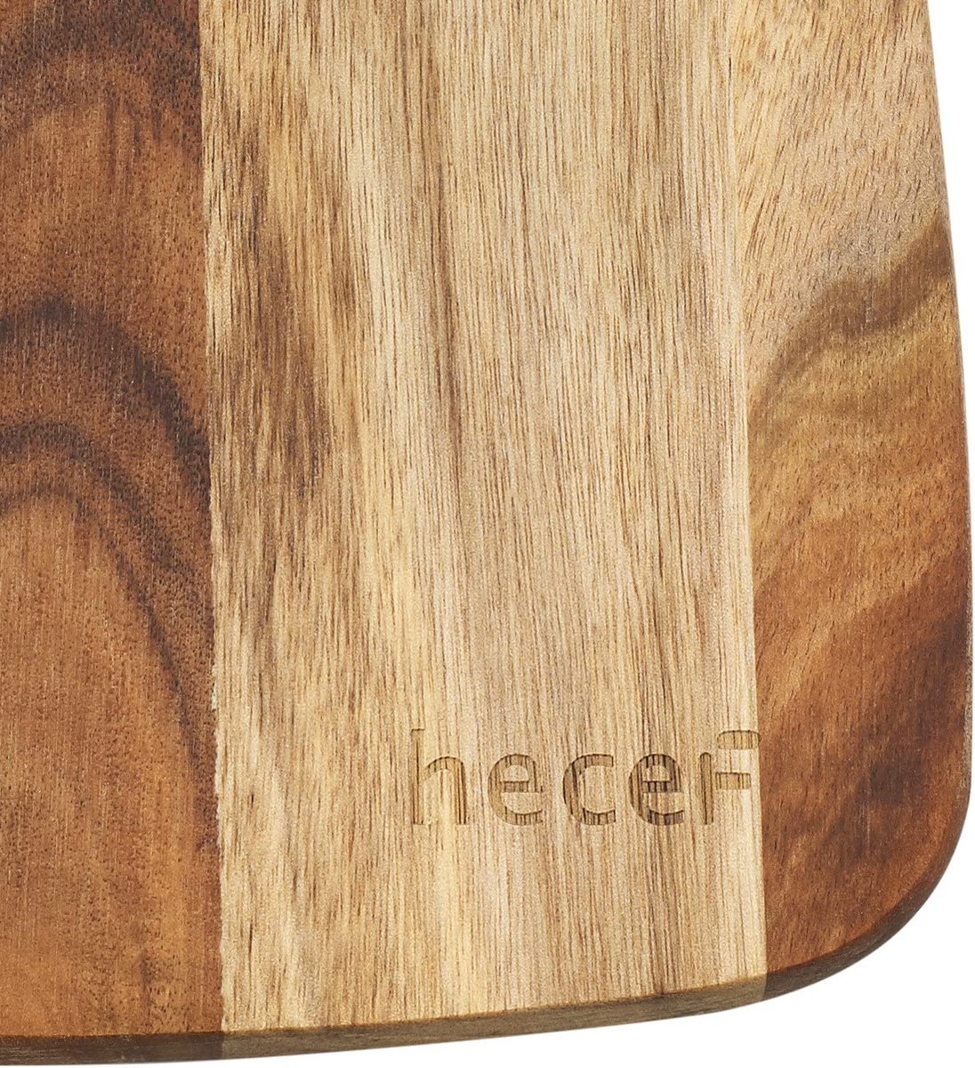 Hecef Kaasplank Set 3, een Perfecte Kaasplank van Acaciahout Leisteen Serveerplank (Kaasplank met 2 Messen)