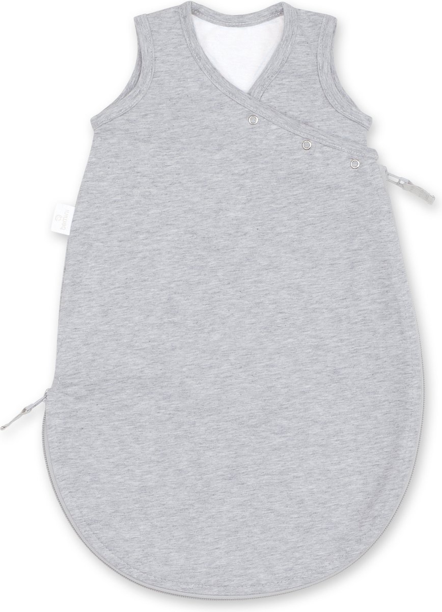 BEMINI Babyslaapzak - MAGIC BAG 0-1m - TOG 0.5 - Zomerjersey - Mix grey