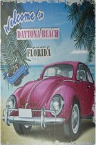 Wandbord Auto Kever - Welcome To Daytona Beach Florida Beetle