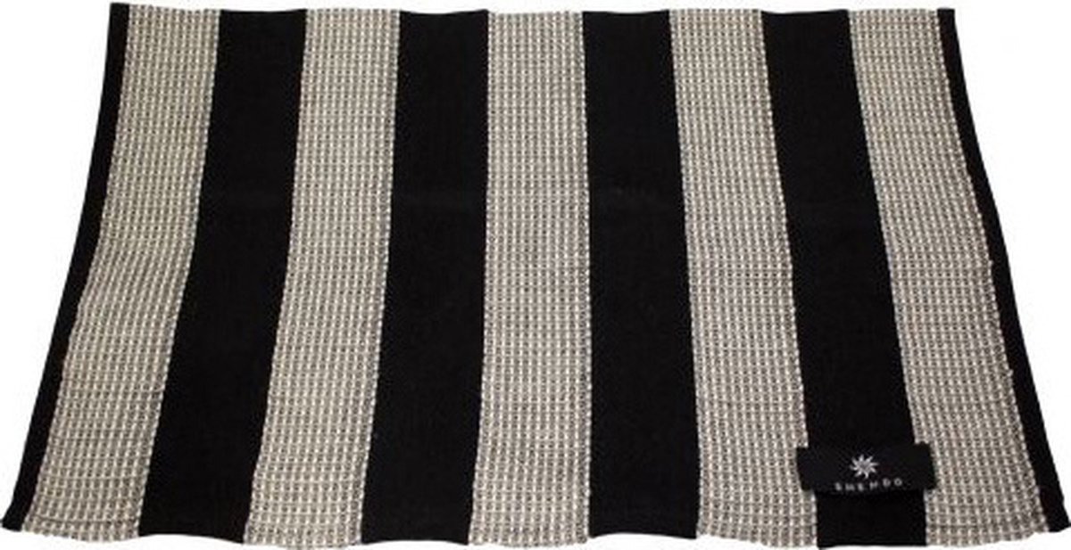 Sauna zitdoek - zwart, 45x50cm (Emendo, Finland)