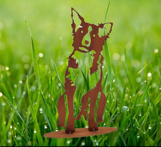 Dream-Garden Tuinbeeld Zuko de zittende Border collie Frame 36 cm