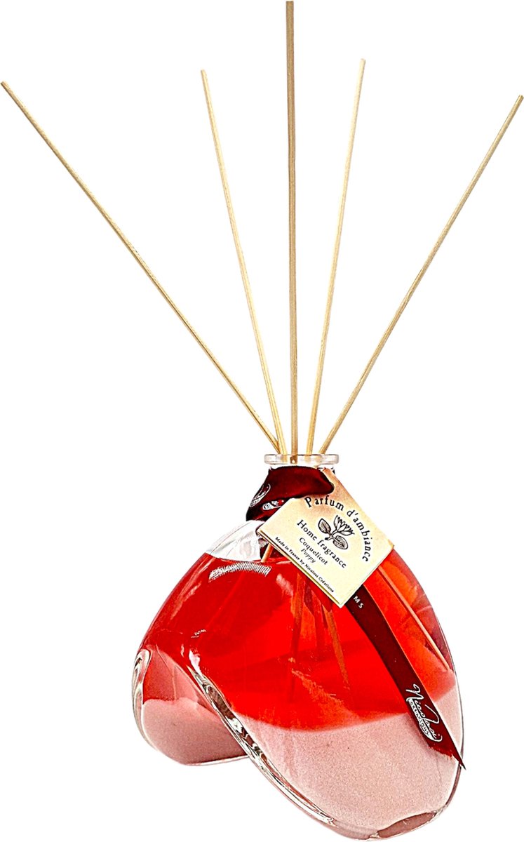 Nicolosi Creations- Geurstokjes-Interieurparfum-Huisparfum-Geurverspreider-Aromatherapie-Handgemaakt in Frankrijk-400 ml