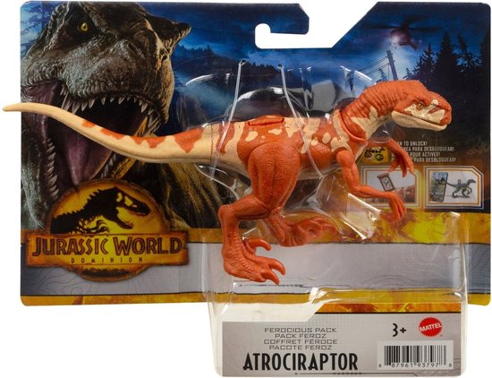 Jurassic World Dimetrodon Dinosaure Atrociraptor - 14 cm de long - Figurine  articulée | bol