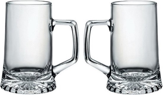4x verres à bière Oktoberfest party / chopes à bière 510 ml - Chopes à bière 2 pièces