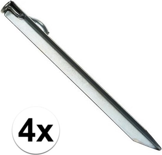 4x stuks storm tentharingen stormband 38 cm van ProPlus — afbeelding 2
