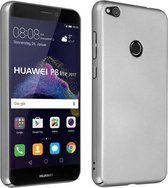 Cadorabo Hoesje voor Huawei P8 LITE 2017 / P9 LITE 2017 in METAAL ZILVER - Hard Case Cover beschermhoes in metaal look tegen krassen en stoten