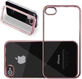 Cadorabo Hoesje geschikt voor Apple iPhone 4 / 4S in CHROOM ROSE GOUD - Beschermhoes gemaakt van flexibel TPU Case Cover silicone