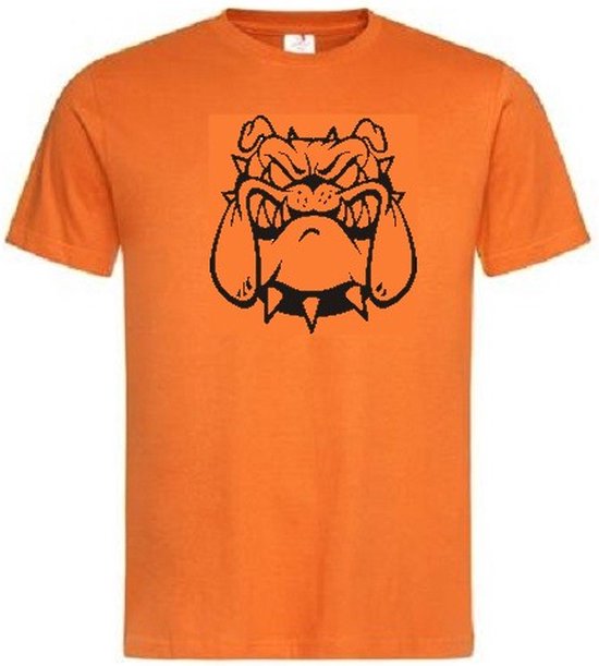 Grappig T-shirt - bulldog - gevaarlijk uitziende hond