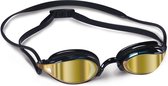 BTTLNS zwembril - gespiegelde lenzen - zwembril openwater - triathlon zwembril - verstelbare neusbrug - zwembril volwassenen - Shrykos 1.0 - zwart-goud