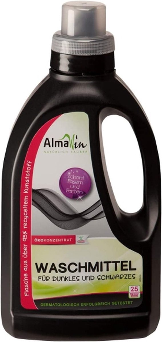 AlmaWin - Wasmiddel - Natuurlijk wasmiddel - Donker en Zwart - 750 ml