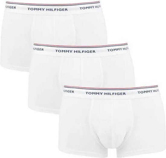 Tommy Hilfiger Premium Trunk Boxer Shorts - Homme - Lot de 3 - Bleu - Taille XXL