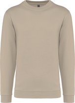 Sweater 'Crew Neck Sweatshirt' Kariban Collectie Basic+ maat M Light Sand