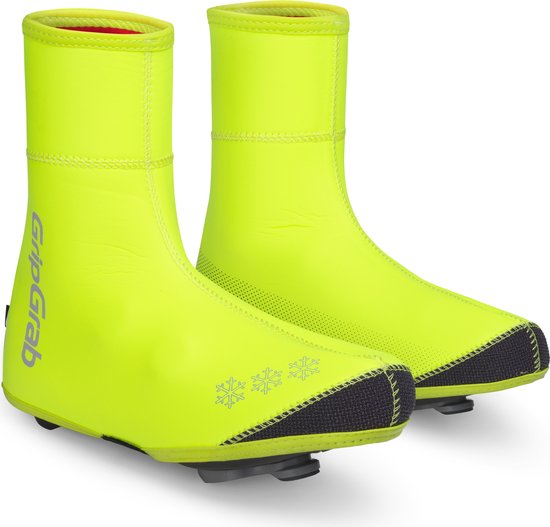 GripGrab - Arctic Hi-Vis Waterproof Strenge Winter Wielren Overschoenen - Geel Hi-Vis - Unisex - Maat XXXL