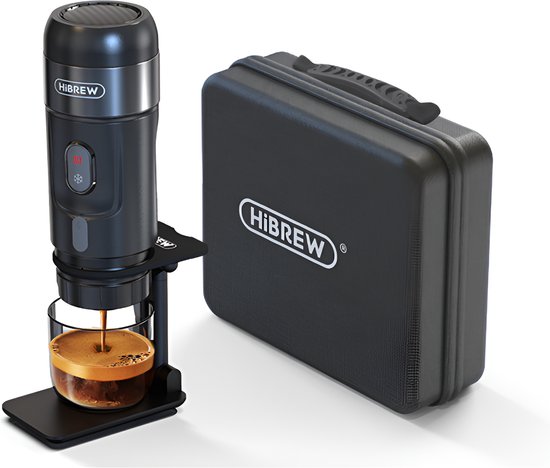 Hibrew- draagbaar koffiezetapparaat- Espresso- Capsules & Poeder- voor onderweg- auto koffiezetapparaat- voor op reis