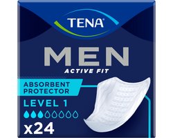 6x TENA Men Active Fit - Level 1 - 24 stuks
