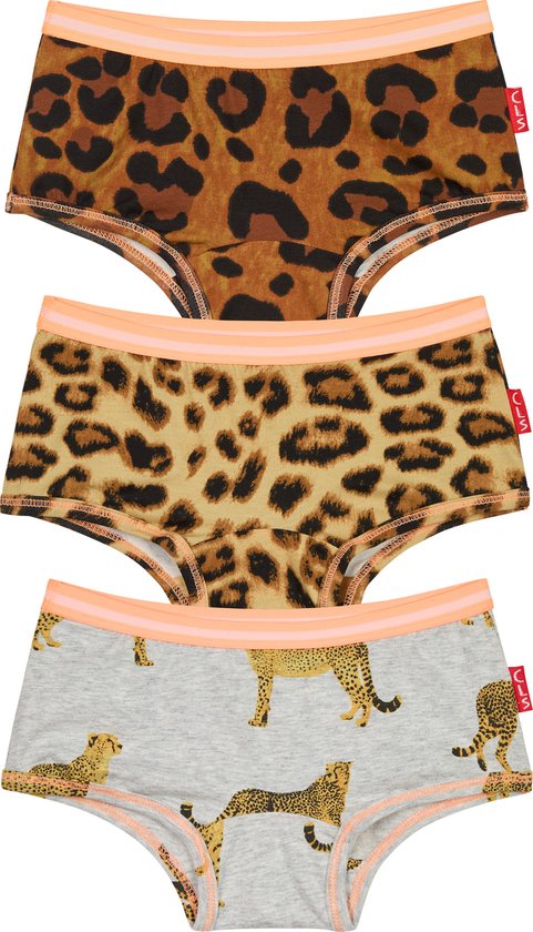 Claesen's Multi Leopard Filles Underpants - Taille 128/134