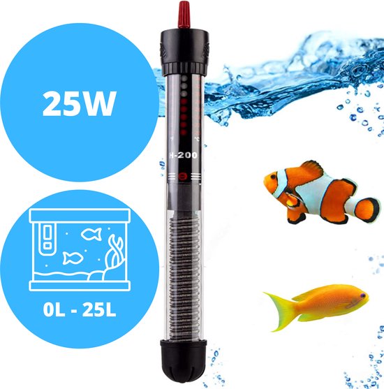 SeaStar Aquarium Verwarming 25W - Verwarmingselement - Heater - Warmte Element - 0-25L