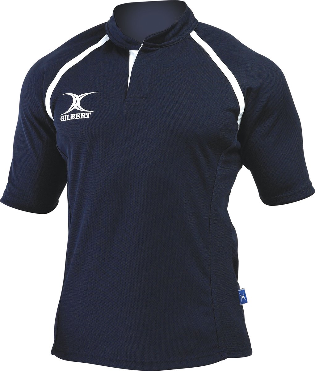 Gilbert Rugbyshirt Xact Ii Blauw XL