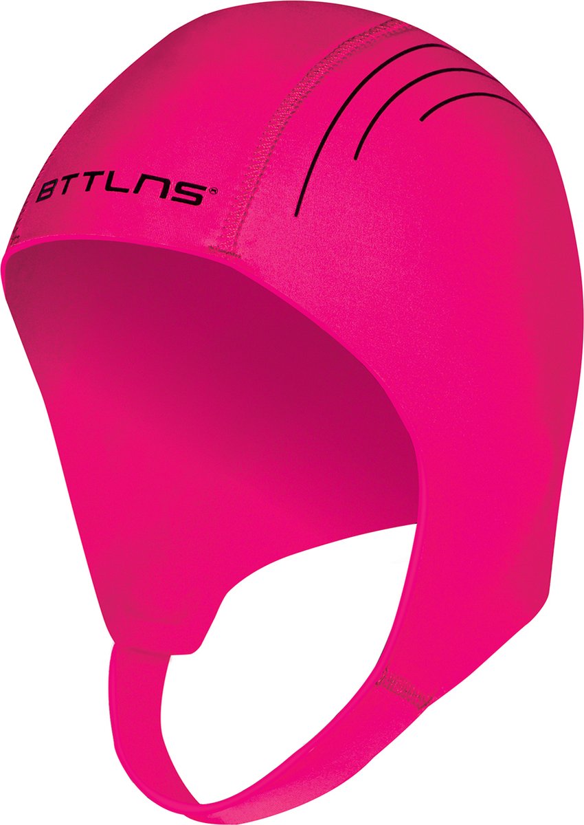 BTTLNS Neopreen badmuts - Badmuts - Swimcap - Bescherming tegen de kou - 3mm neopreen - Velcro sluiting - Geen verstikkend gevoel - Khione 1.0 - Roze — afbeelding 3