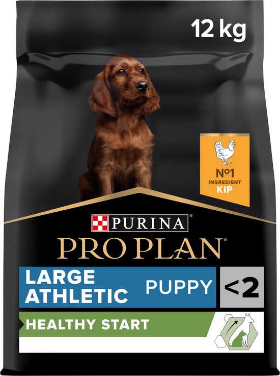 Pro Plan Healthy Start Puppy Large Athletic - Hondenvoer Droogvoer - Kip - 12 kg