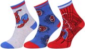 Marvel Comics Spider-Man hoge sokken voor jongens - 3 paar / 26.5 - 30.5