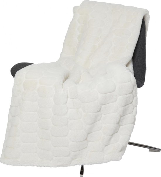 Bubble Blanket Ivory - Skinwille Home - Bubbeldeken / Plaid