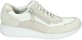 Durea 6263 E - Lage sneakersDames sneakers - Kleur: Wit/beige - Maat: 40