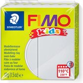 FIMO kids boetseerklei 42 g licht grijs