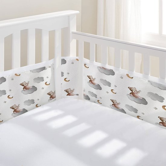 Bedomranding baby Bedbescherming Baby Bed Bumper bol