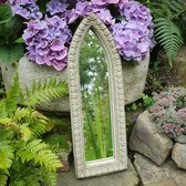 Betonnen tuinbeeld - betonnen gotische lancet spiegel - medium