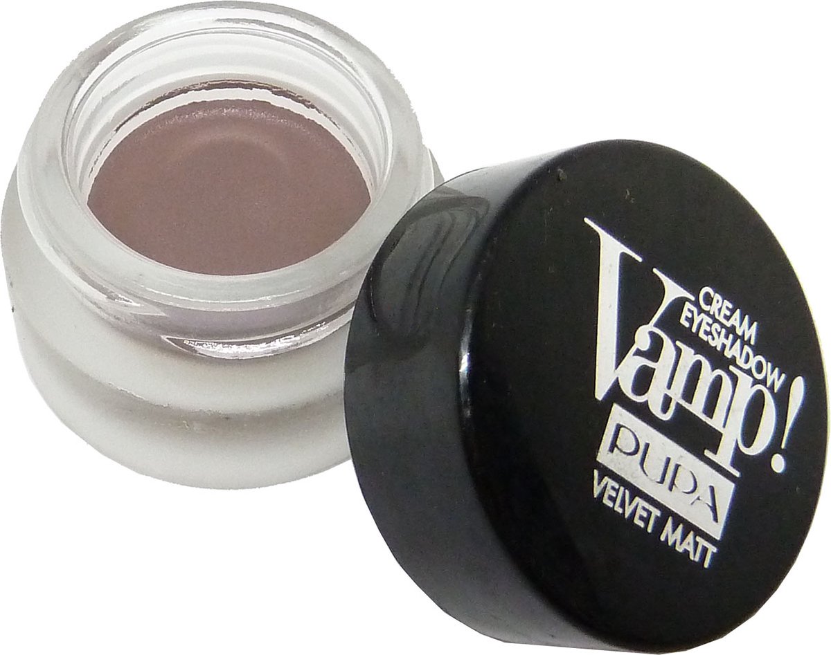 Pupa Vamp Velvet Matt Cream Eyeshadow Crème Oogschaduw Oogmake-up Kleur 4.5g - 601 Lilac Grey