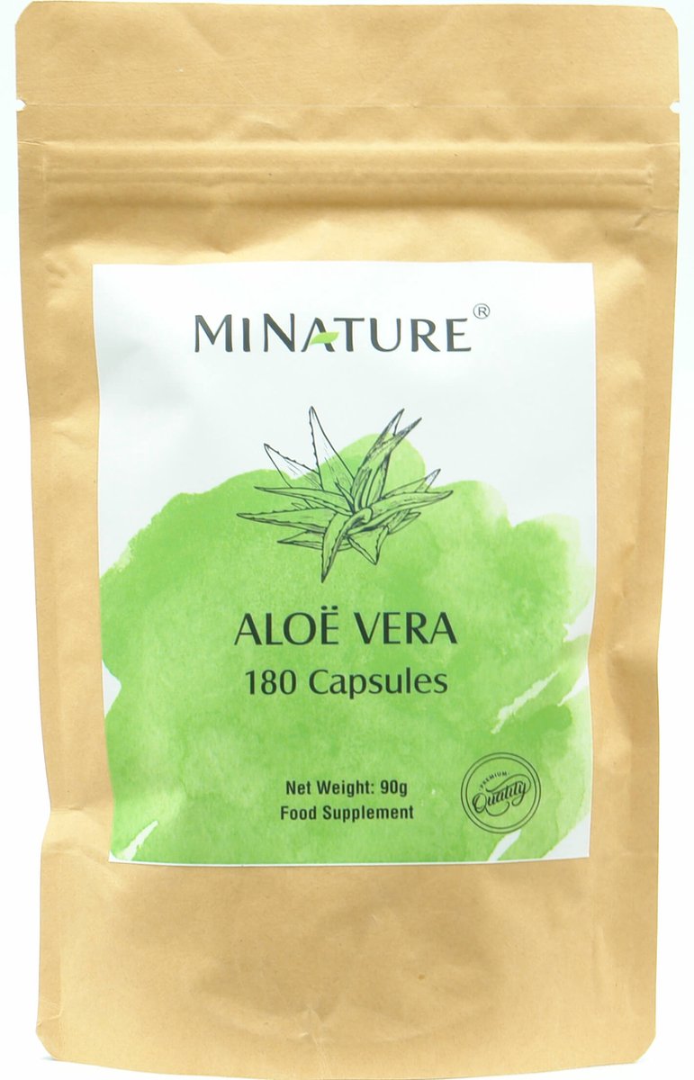 Goedkoopste Aloë Vera Capsules 180 stuks - 450mg Poeder van Aloë Vera Barbadensis Bladeren per Vega Capsule - 100 Plantaardig