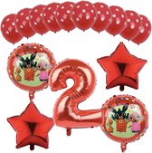 Bing Ballonnen - Cijfer Ballon 2 Jaar - Verjaardag Ballonnen Bing -  Kinderfeestje -... | bol