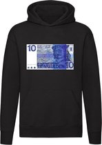10 Gulden Hoodie | geld | biljet | briefje | briefgeld | tien | joetje | tientje | munt | Unisex | Trui | Hoodie | Sweater | Capuchon