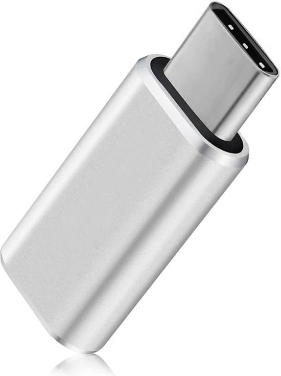 USB-C naar Lightning - USB C naar 8pin converter - USB C HUB - Verloop - Grijs - Staza